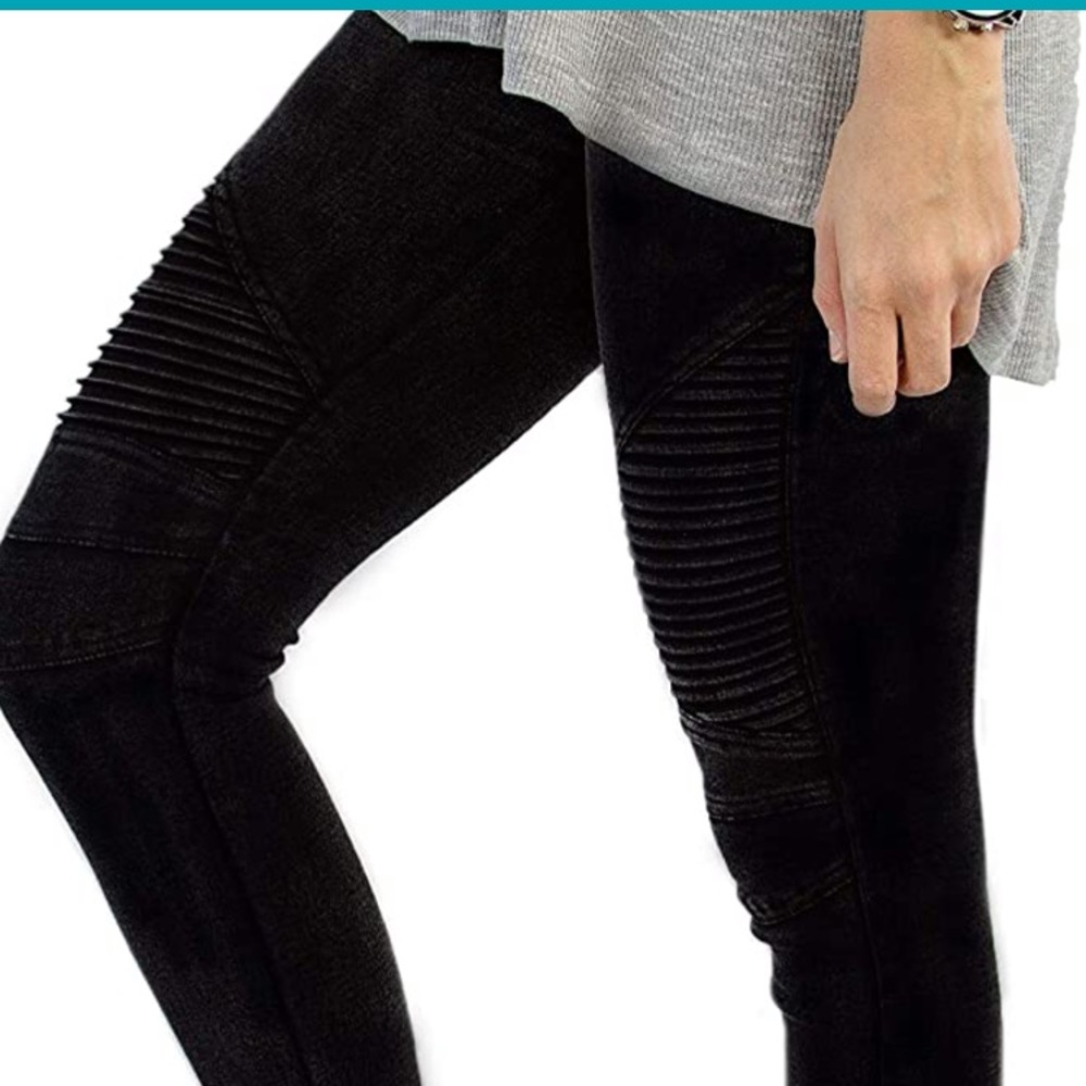 Black Moto Leggings